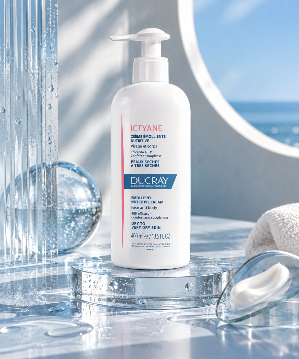 Ducray Ictyane Crème Émolliente Nutritive 400ml